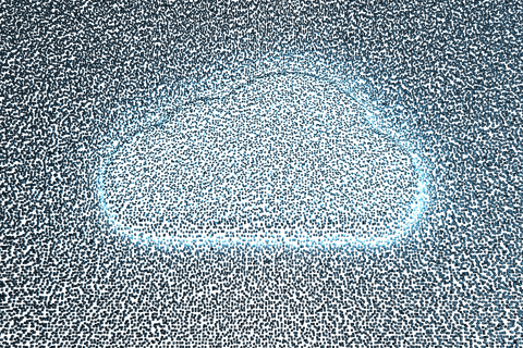 digital interference over transparent cloud icon for technology security concept - Download Free Stock Videos Pikwizard.com