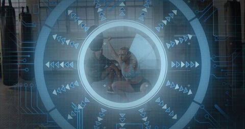 Augmented Reality Transforming Fitness: Partners Collaborating in Gym