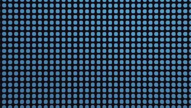 Seamless blue rounded squares grid pattern