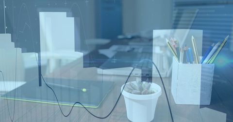 Digital Data Visualization in Modern Office Environment - Download Free Stock Images Pikwizard.com