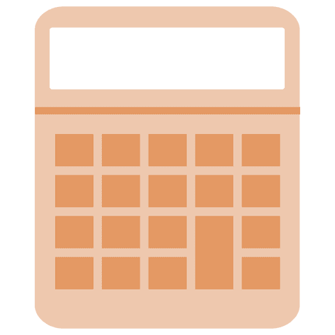 pink calculator on transparent background for education projects - Download Free Stock Videos Pikwizard.com