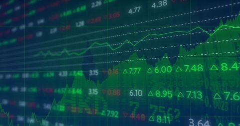 Digital Financial Data with Rising Trends Display - Download Free Stock Images Pikwizard.com