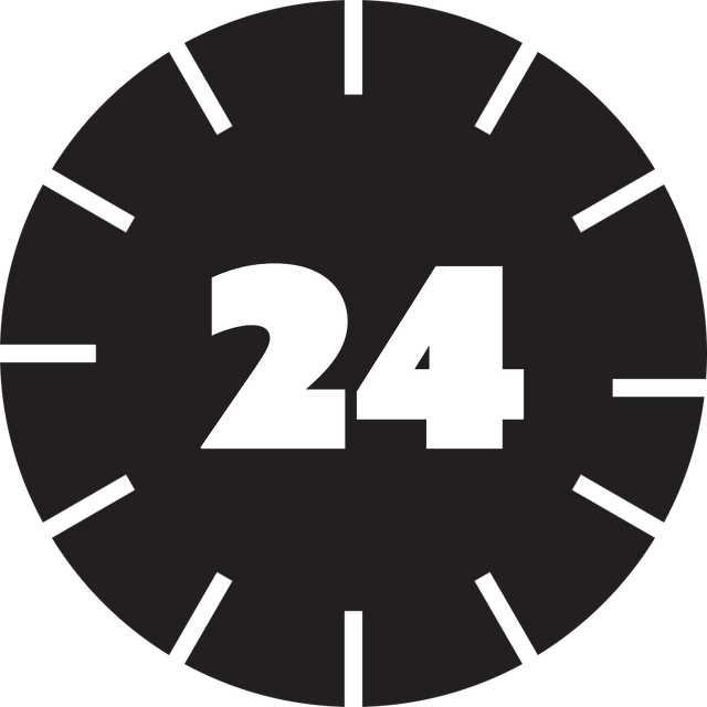 Transparent Digital Clock with 24 Number for Time Concepts - Download Free Stock Videos Pikwizard.com