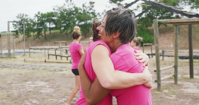 Women Embracing Outdoor Activities at Fitness Training Camp - Download Free Stock Images Pikwizard.com