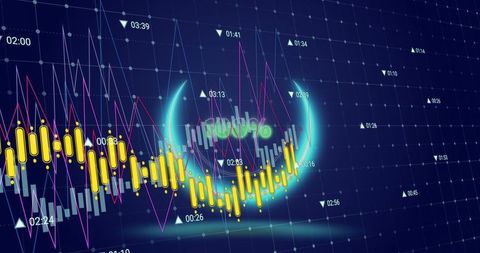 Digital Trading Analytics with Innovative Data Visualization - Download Free Stock Images Pikwizard.com