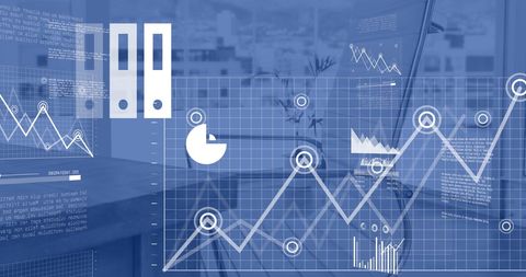 Innovative Financial Data Processing in Modern Office - Download Free Stock Images Pikwizard.com