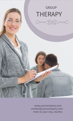 therapist leading group therapy session concept - Download Free Stock Templates Pikwizard.com