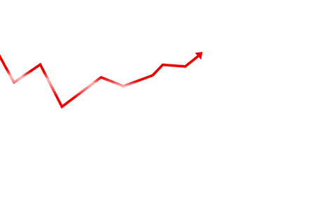 Dynamic Red Arrow on Transparent Background for Growth Concepts - Download Free Stock Videos Pikwizard.com