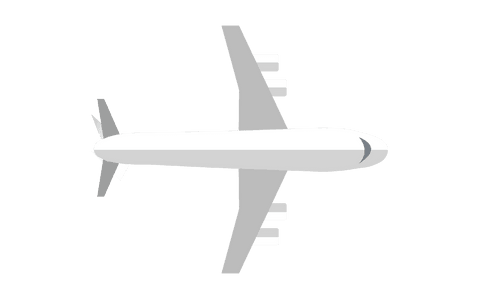 digital airplane illustration on transparent background - Download Free Stock Videos Pikwizard.com
