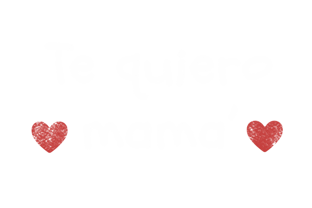 Te Quiero Mama Text with Hearts on Transparent Background - Download Free Stock Videos Pikwizard.com