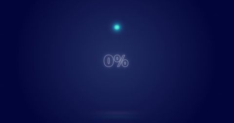 Loading Circle with Digital Percentage Indicator - Download Free Stock Images Pikwizard.com
