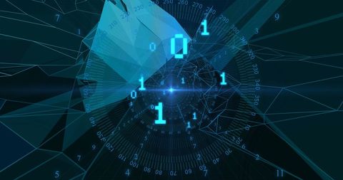 Futuristic Digital Data Processing and Global Networking - Download Free Stock Images Pikwizard.com