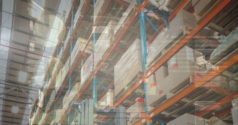 Innovative Business Solutions in Modern Warehouse Environment - Download Free Stock Images Pikwizard.com