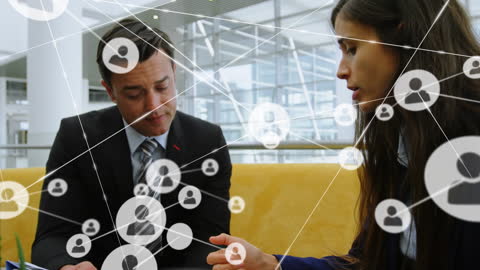 Diverse Business Collaboration with Network Connections Overlay