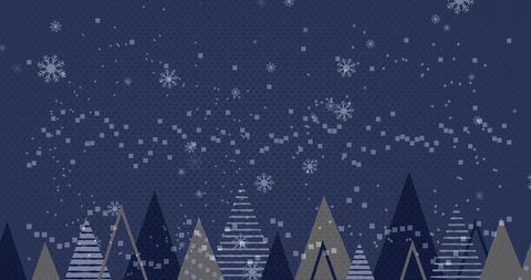 Abstract Winter Forest with Falling Snowflakes Background - Download Free Stock Images Pikwizard.com