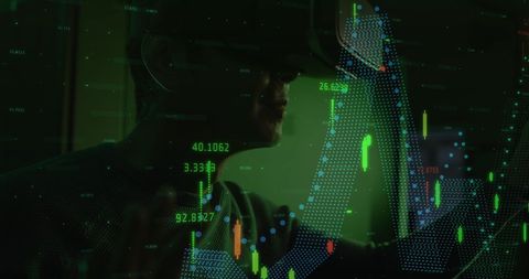 Asian Male IT Engineer Exploring Data with VR Technology - Download Free Stock Images Pikwizard.com