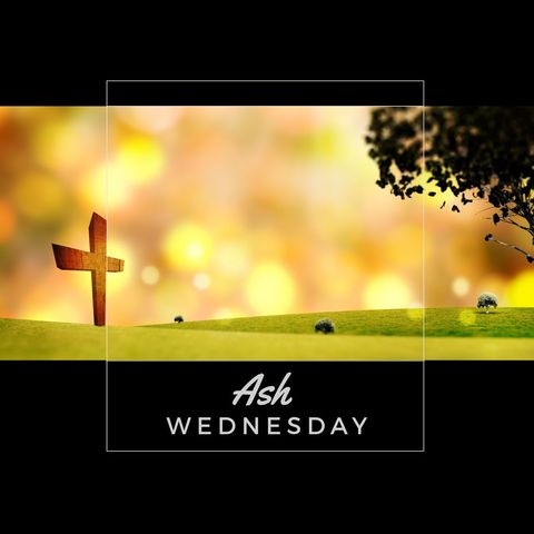 ash wednesday landscape with christian cross at dusk - Download Free Stock Templates Pikwizard.com