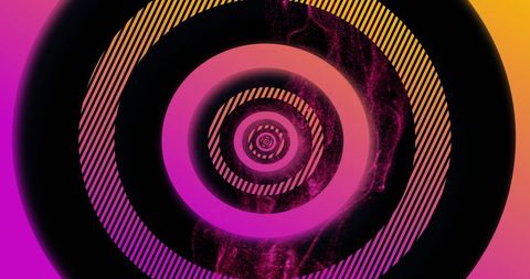 Vibrant Neon Circles on Abstract Background with Dynamic Motion - Download Free Stock Images Pikwizard.com