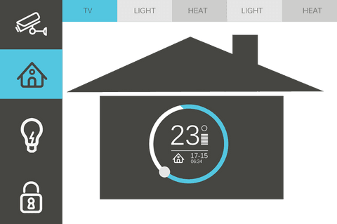 Digital Smart Home Interface on Transparent Background - Download Free Stock Videos Pikwizard.com