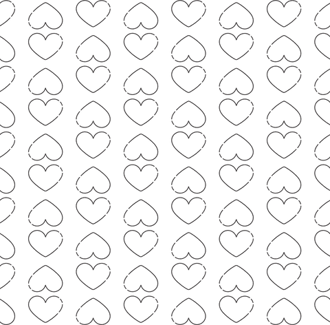 seamless transparent heart pattern on black - Download Free Stock Videos Pikwizard.com