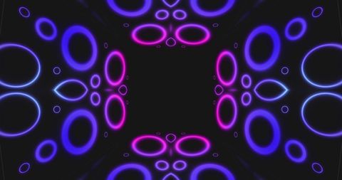 Neon Circles in Vibrant Pink and Purple Display - Download Free Stock Images Pikwizard.com