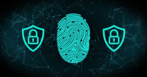 Digital Fingerprint with Locks Illustrating Cybersecurity - Download Free Stock Images Pikwizard.com
