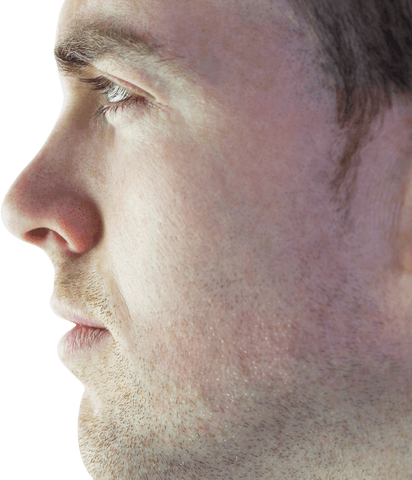 transparent profile of focused rugby player - Download Free Stock Videos Pikwizard.com