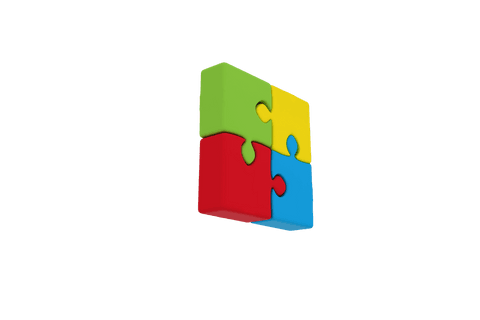 Colorful Puzzle Pieces on Transparent Background for Symbolic Concepts - Download Free Stock Videos Pikwizard.com