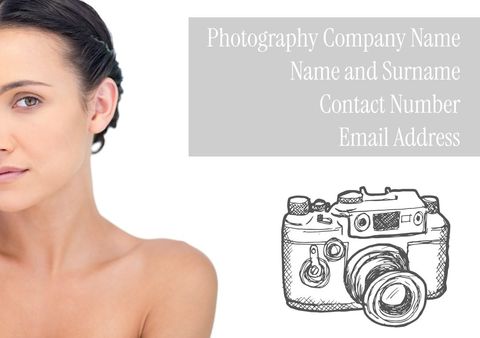 minimalist photography business card template design - Download Free Stock Templates Pikwizard.com