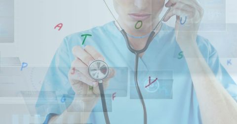 Female Doctor Analyzing Digital Medical Data - Download Free Stock Images Pikwizard.com