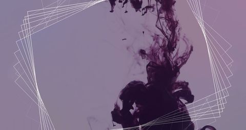 Abstract 3D Network Structure Over Dark Liquid Swirl - Download Free Stock Images Pikwizard.com