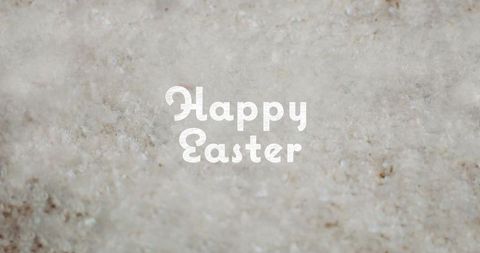 Happy Easter Text on Glittery Gray Background - Download Free Stock Images Pikwizard.com