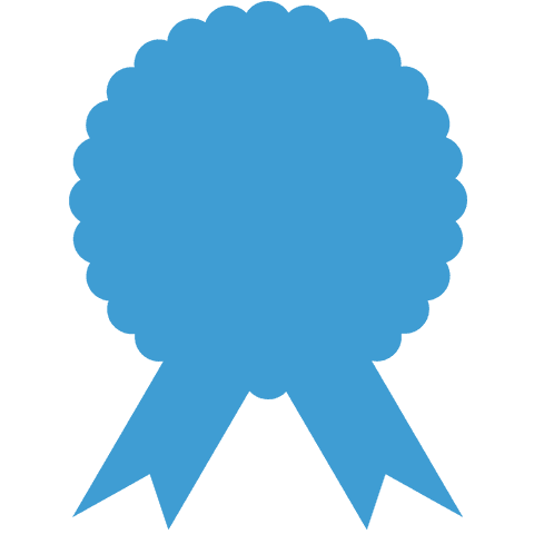 Blank Blue Rosette on Transparent Background for Achievements - Download Free Stock Videos Pikwizard.com