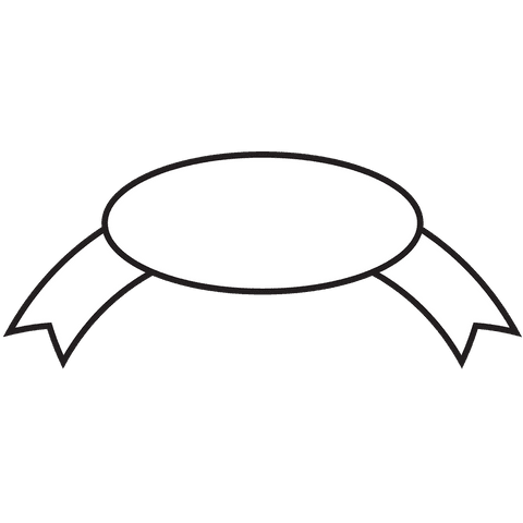 Blank Vector Badge Design with Ribbon on Transparent Background - Download Free Stock Videos Pikwizard.com