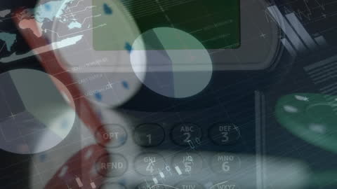 Digital Interface with Calculator Prepares Gambling Statistics