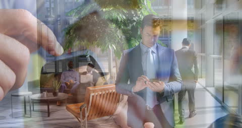 Global Business Connection with Digital City Overlay