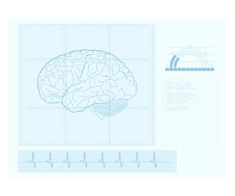 Transparent Brain Interface with Technical Diagrams for Innovations - Download Free Stock Videos Pikwizard.com
