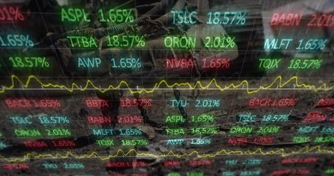 Dynamic Digital Display Over Environmental Crisis - Download Free Stock Images Pikwizard.com
