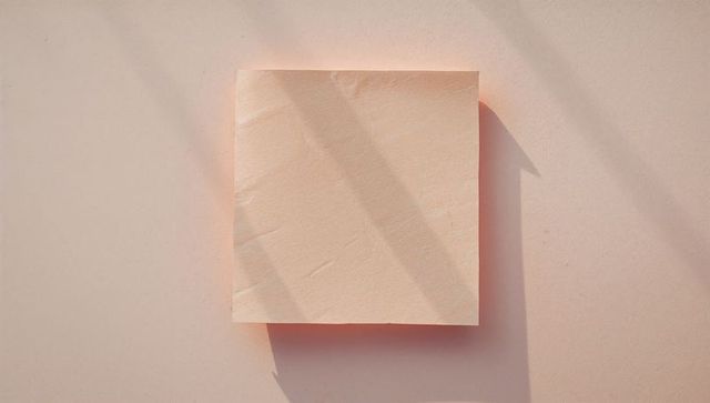 Minimalist beige canvas with subtle shadow patterns