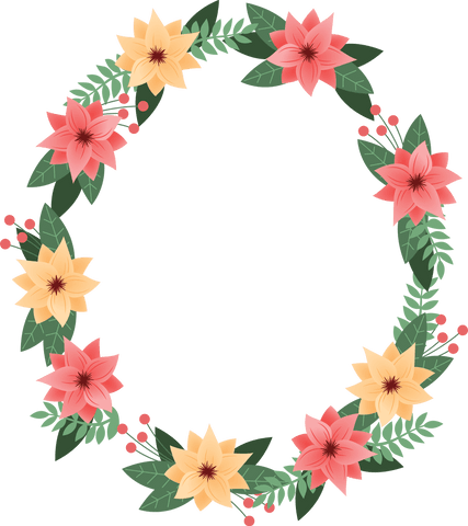 floral wreath on transparent background for decoration - Download Free Stock Videos Pikwizard.com