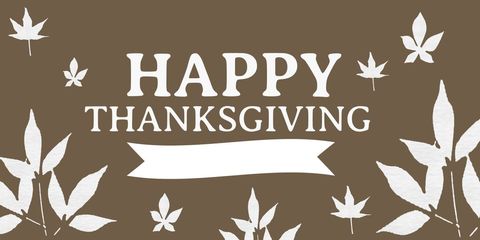 Happy Thanksgiving Greeting with Autumn Leaves - Download Free Stock Templates Pikwizard.com