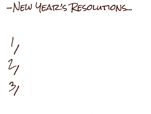 transparent new year's resolutions list digital illustration - Download Free Stock Videos Pikwizard.com