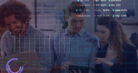 Diverse Business Team Analyzing Digital Data Trends - Download Free Stock Images Pikwizard.com