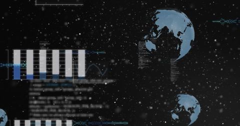 Global Data Analysis and Digital Processing Visualization - Download Free Stock Images Pikwizard.com