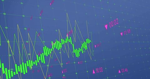 Visual Display of Abstract Financial Data - Download Free Stock Images Pikwizard.com