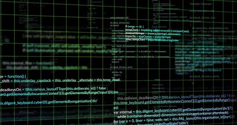 Abstract Digital Interface with Data Processing Code - Download Free Stock Images Pikwizard.com
