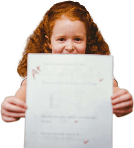 redheaded schoolgirl displays transparent a+ assignment - Download Free Stock Videos Pikwizard.com