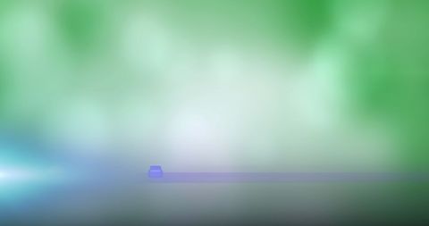 Abstract green and blue gradient with soft light effects