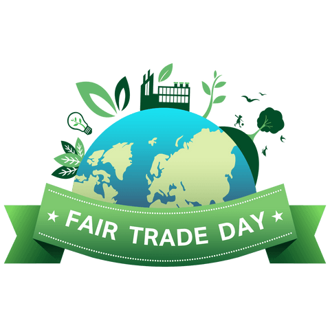 fair trade day globe with green elements on transparent background - Download Free Stock Videos Pikwizard.com