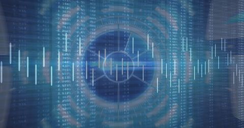 Digital Data Processing with Complex Interface Visualization - Download Free Stock Images Pikwizard.com
